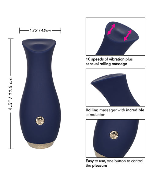 Tulip Clitoral Vibrator with Rolling Massager