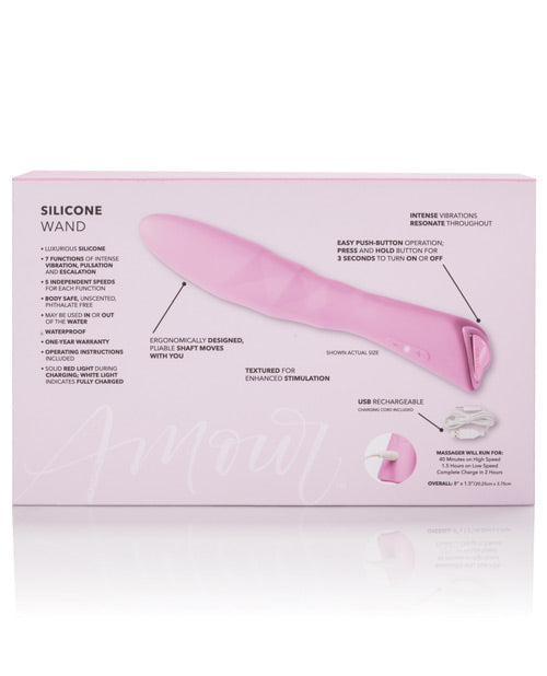 Amour Silicone Wand - PlaythingsMiami