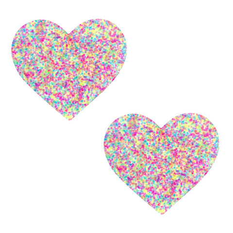 Heart Glitter Pasties Nipple Covers