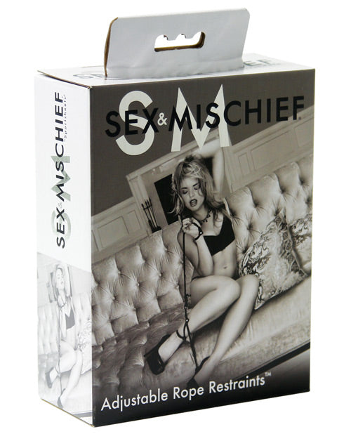 Sex & Mischief Adjustable Rope Restraint - PlaythingsMiami