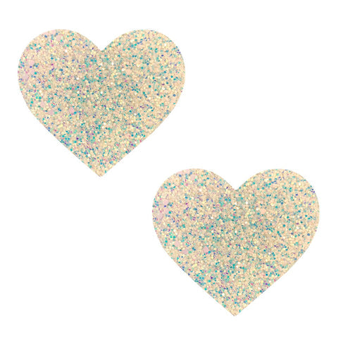 Heart Glitter Pasties Nipple Covers