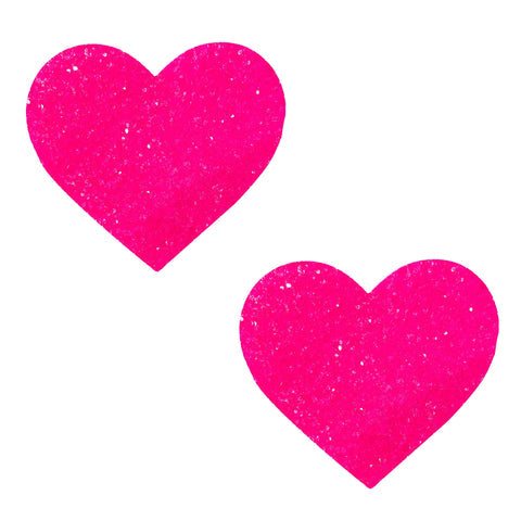 Heart Glitter Pasties Nipple Covers