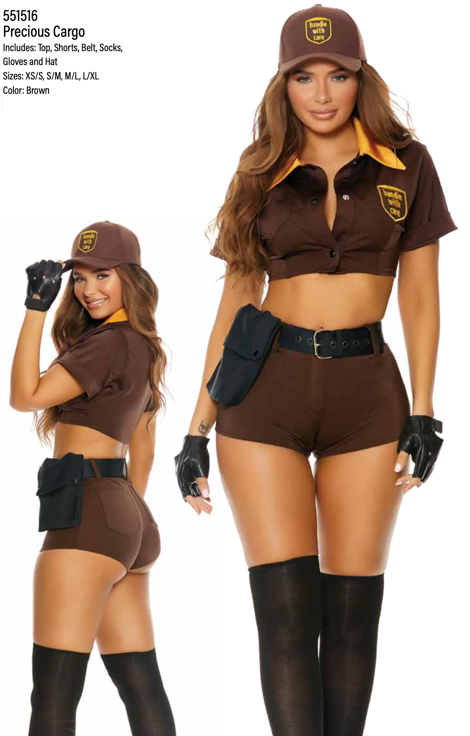 Precious Cargo Sexy Postal Delivery Costume