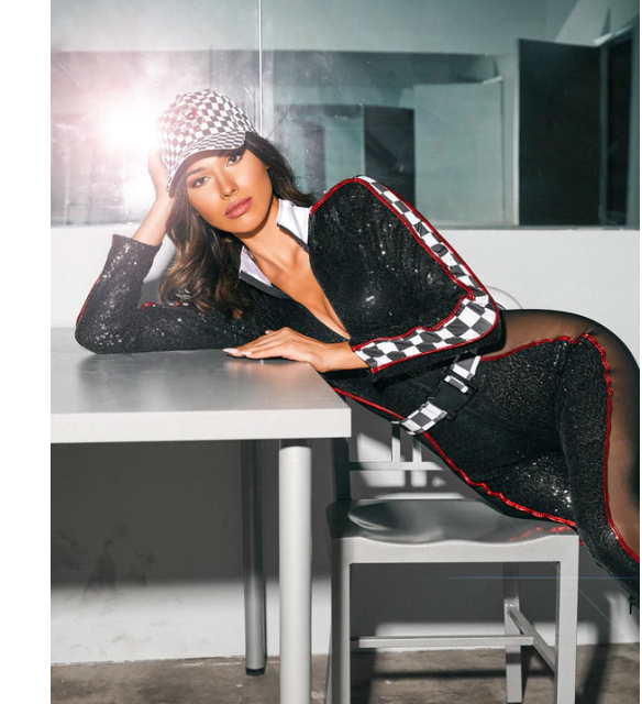 GLAM CAR RACER COSTUME