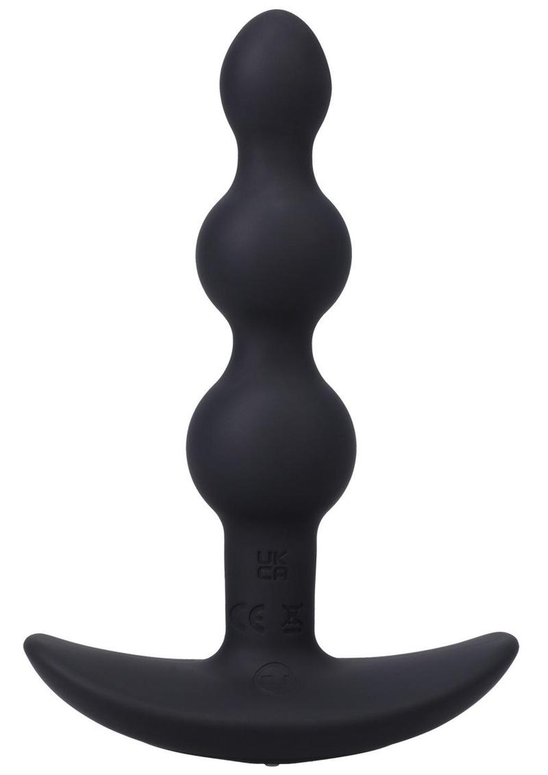A-Play Shaker Rechargeable Silicone Beaded Anal Plug with Remote Control