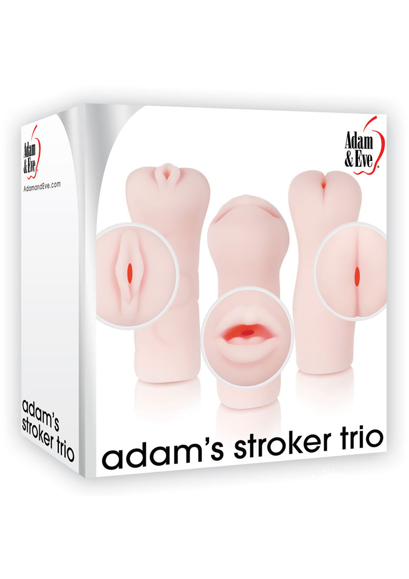 Adam and Eve - Adam's Stroker Trio Kit - Vanilla