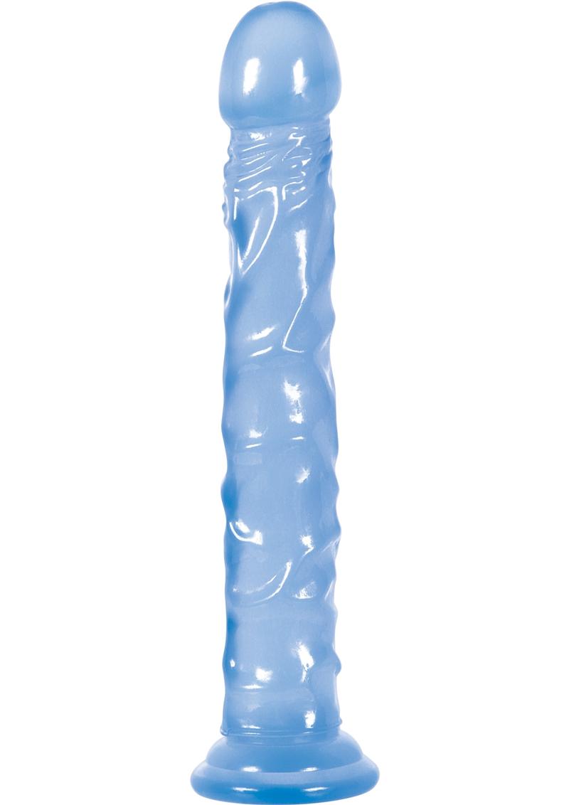 Adam and Eve Tall Boy Dildo - Blue - 9.5in