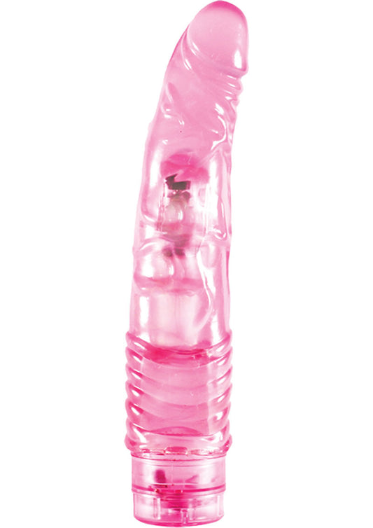 B Yours Vibe 2 Vibrating Dildo - Pink - 9in