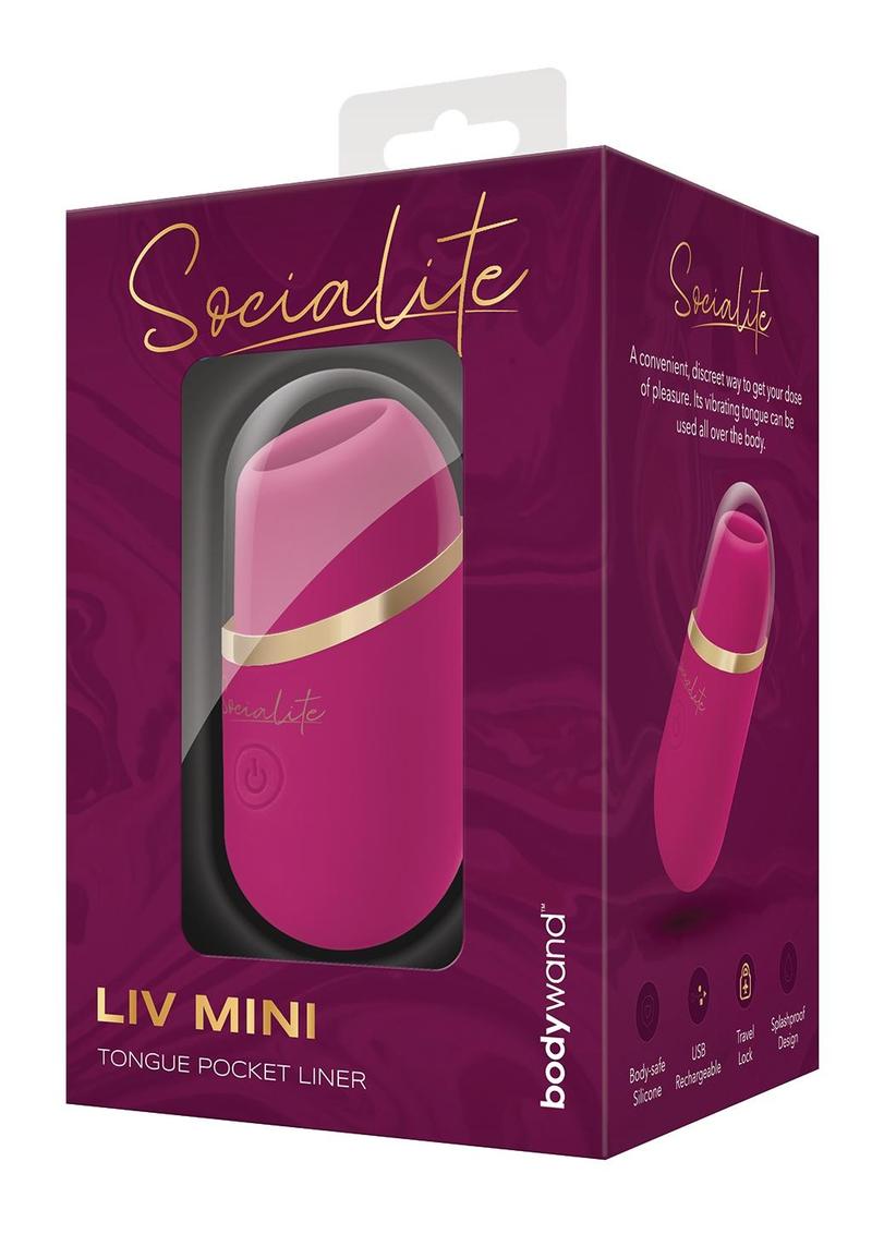 Bodywand Socialite Liv Mini Tongue Licker - Pink