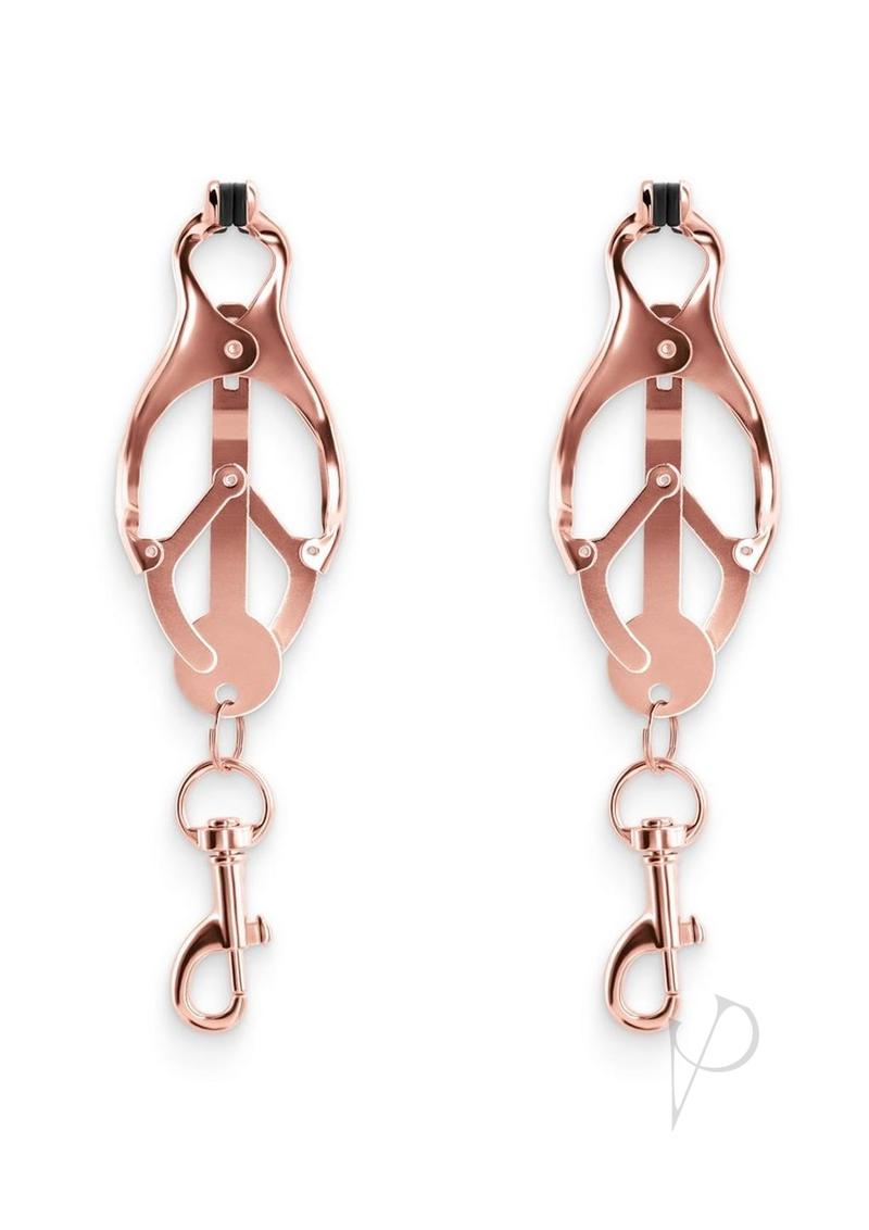 Bound Nipple Clamps C3 - Metal/Rose Gold