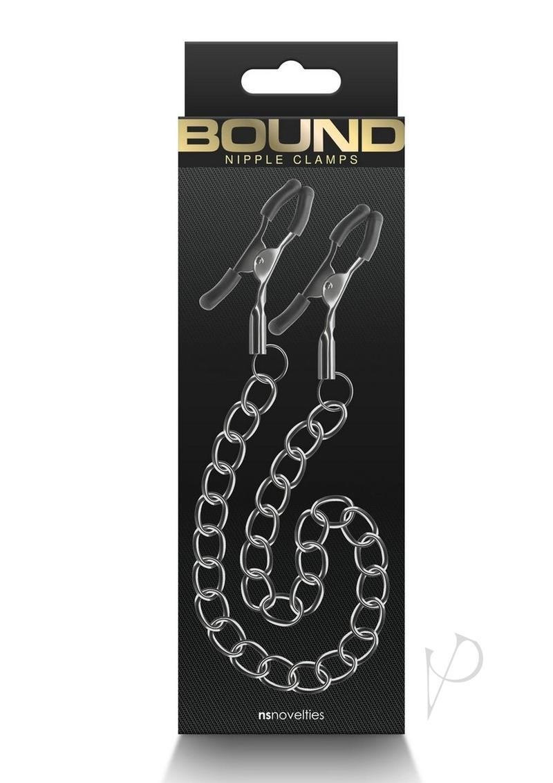 Bound Nipple Clamps Dc2 - Gray/Grey/Gun Metal/Metal