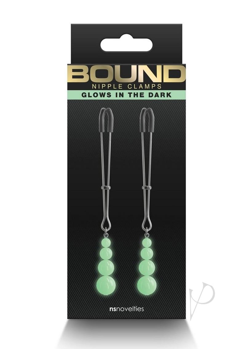 Bound Nipple Clamps G2 Iron - Glow In The Dark/Gray/Grey/Metal