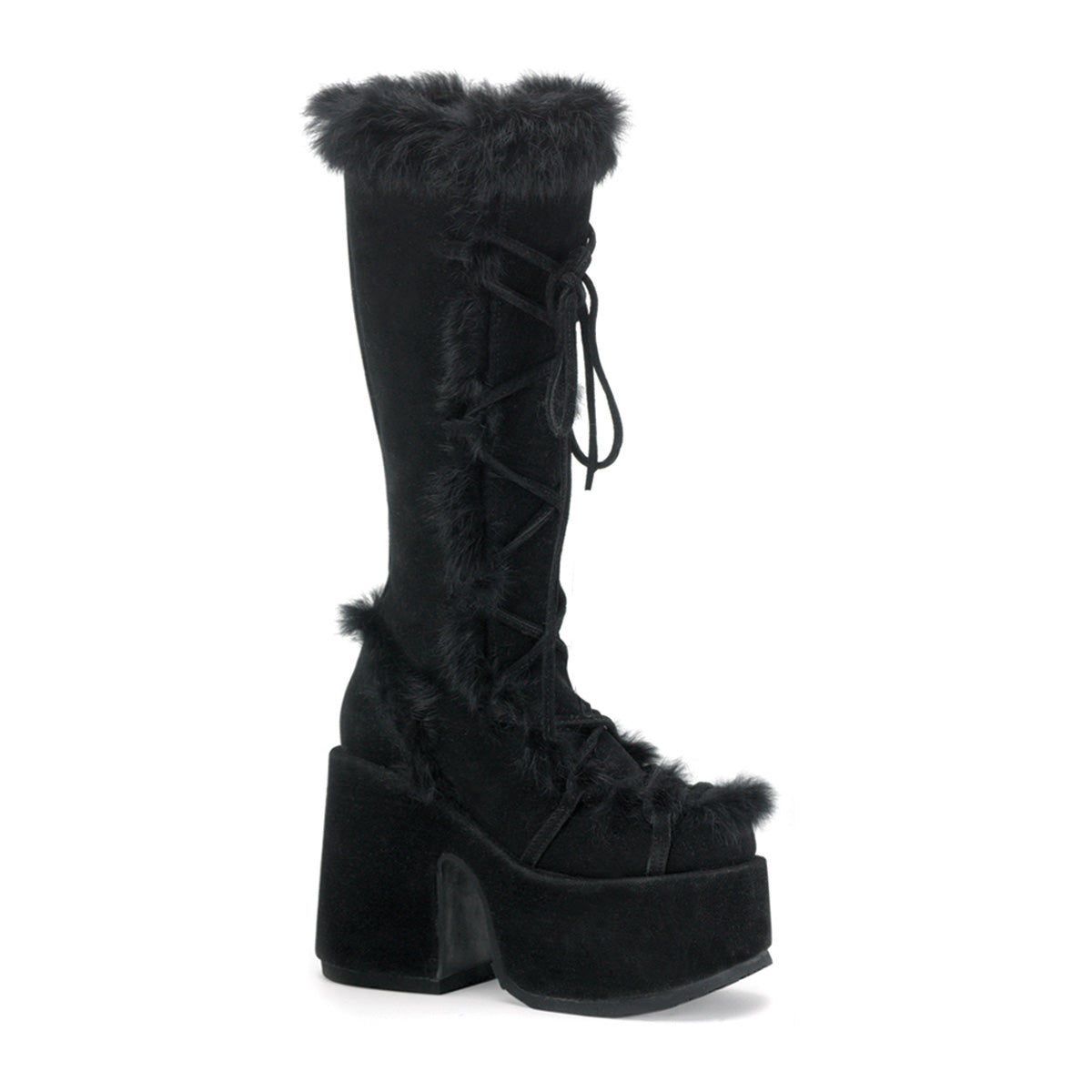 Platforn Furry Boots