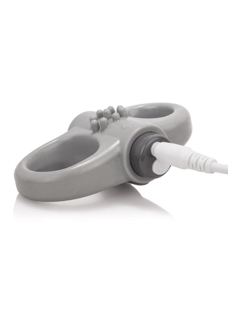 Charged Yoga Rechargeable Silicone Waterproof Cock Ring