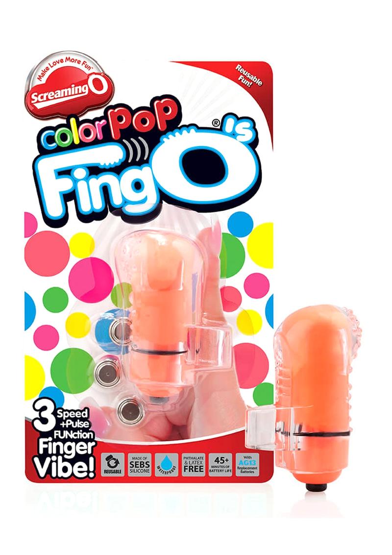 Colorpop Fing O Finger Vibrator - Orange
