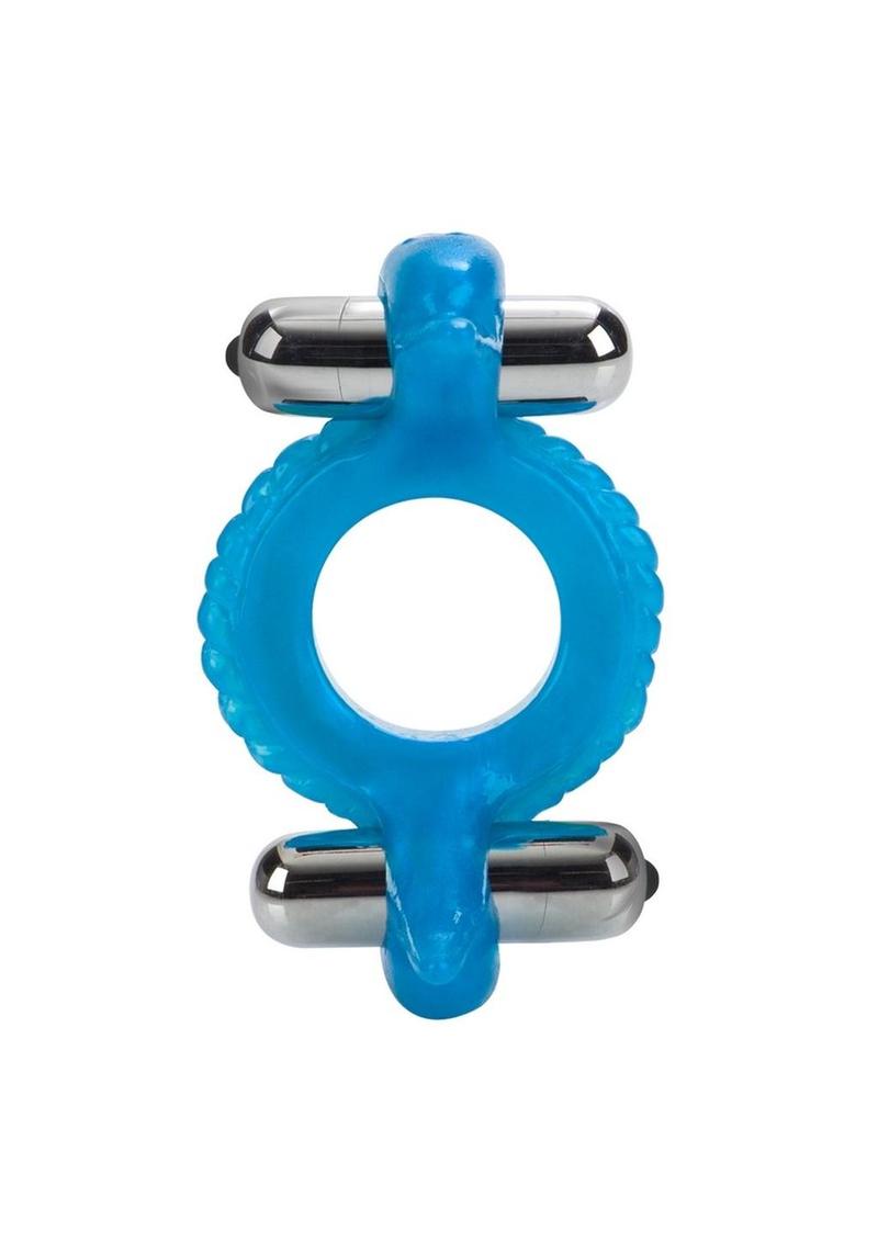Double Dolphin Vibrating Cock Ring with Clitoral Stimulation