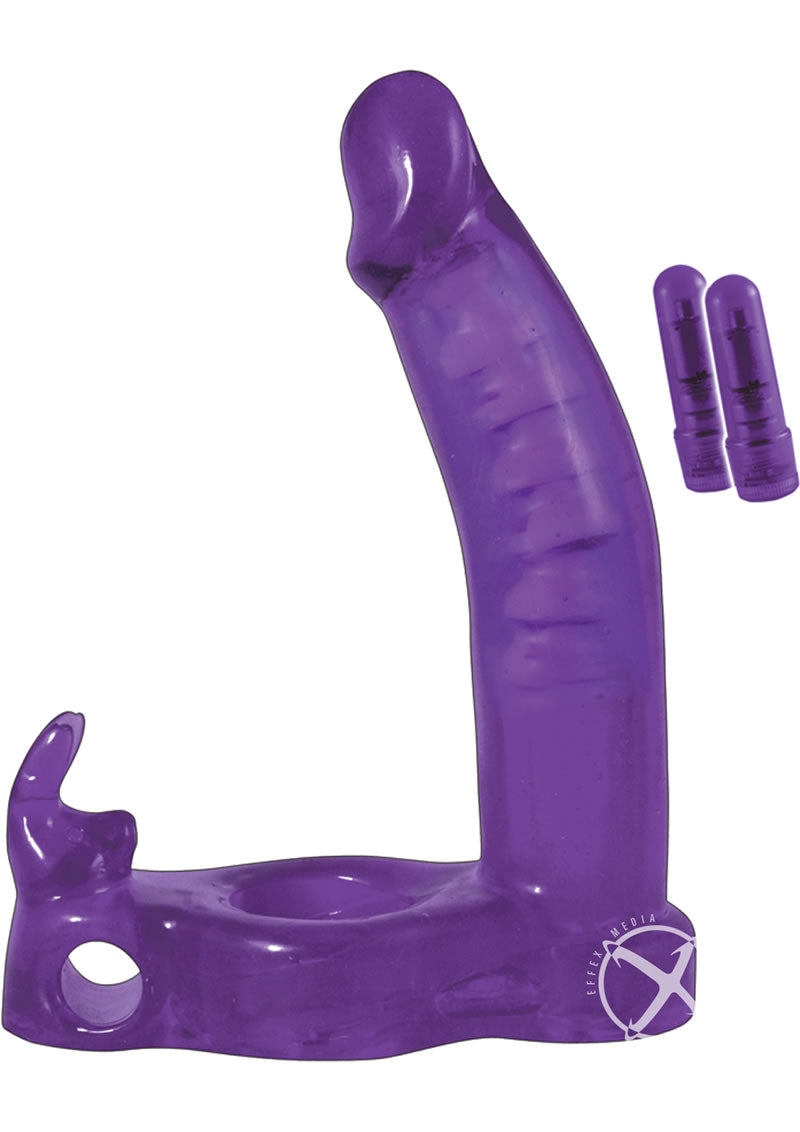 Double Penetrator Rabbit Vibrating Cock Ring Double Penetrator Rabbit Vibrating Cock Ring