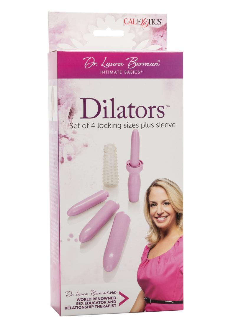 Dr. Laura Berman Dilators Set Of 4 Interlocking Sizes Plus Sleeve - Lavender/Purple