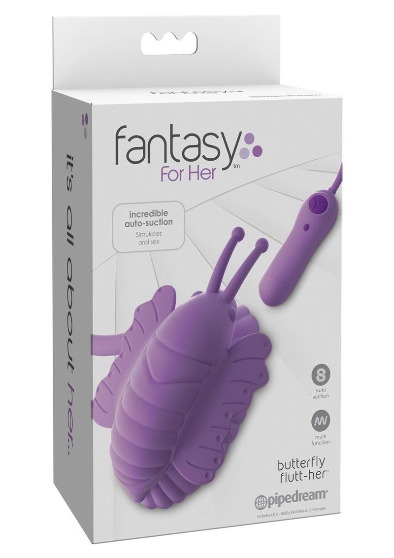 Fantasy For Her Butterfly Flutt Her Pussy Pump - Purple