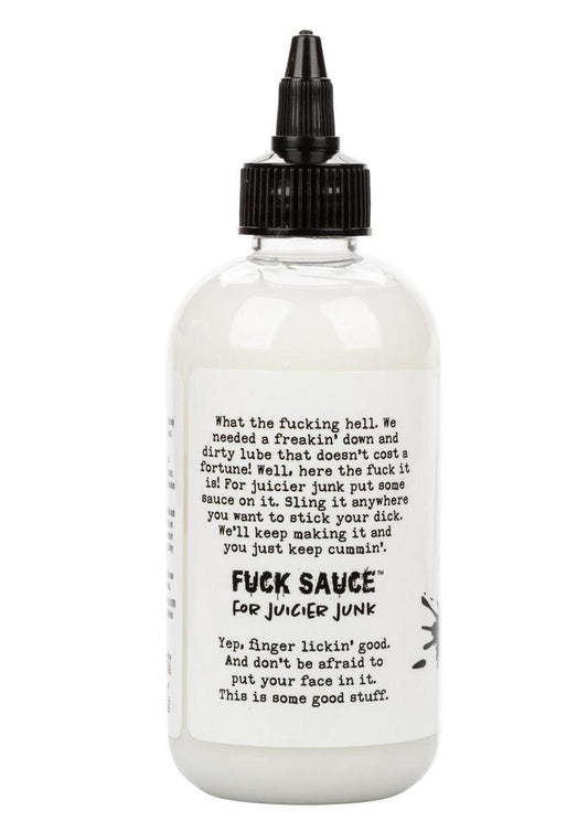 Fuck Sauce Cum Scented Water Based Lubricant - 8oz.