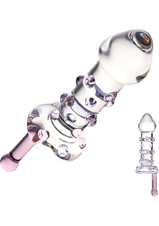 Glas Candy Land Juicer Dildo - Clear