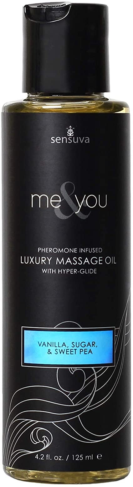 Massage Oil With Phermones Vanilla Sugar and Sweet Pea