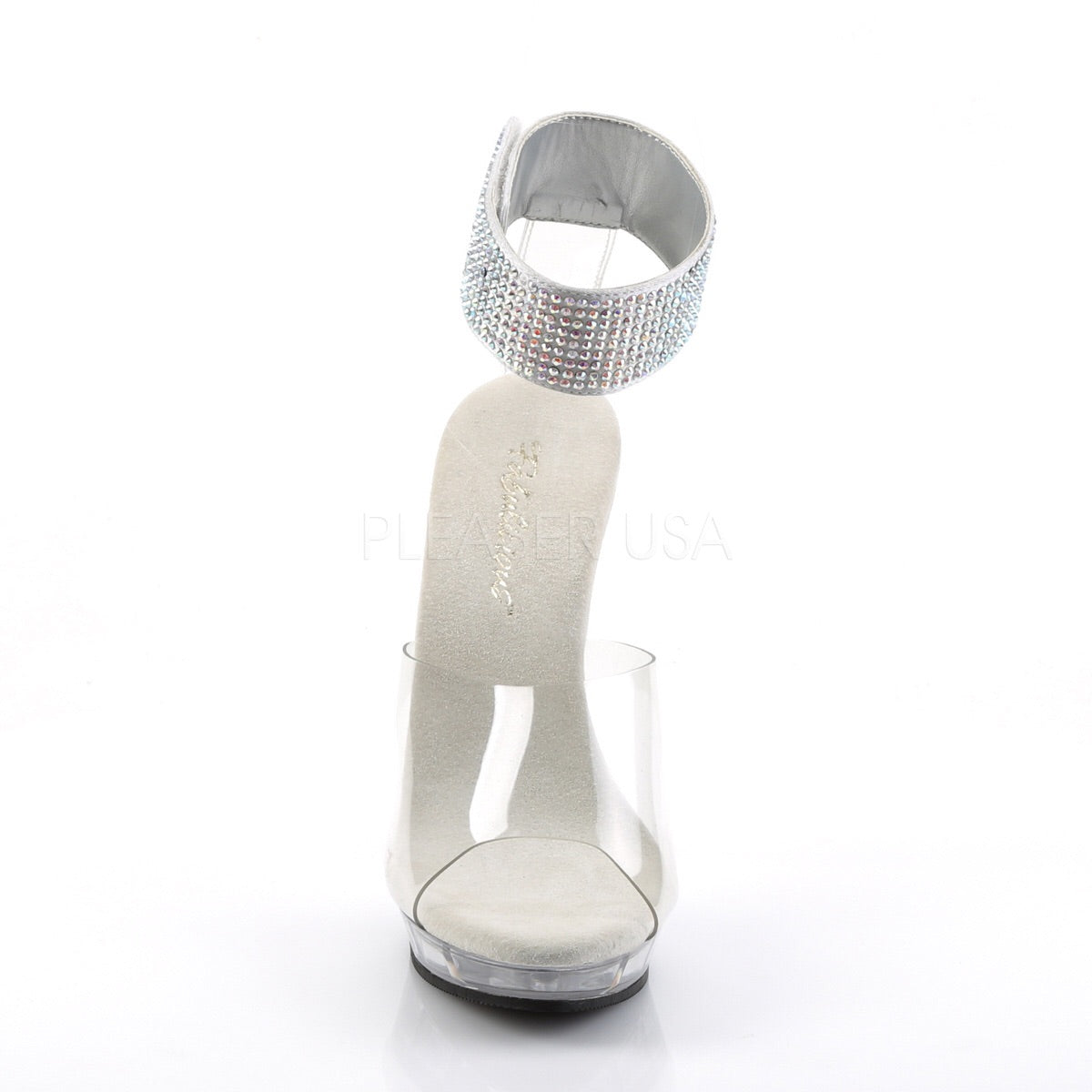 5” Clear Platform Sandals - PlaythingsMiami