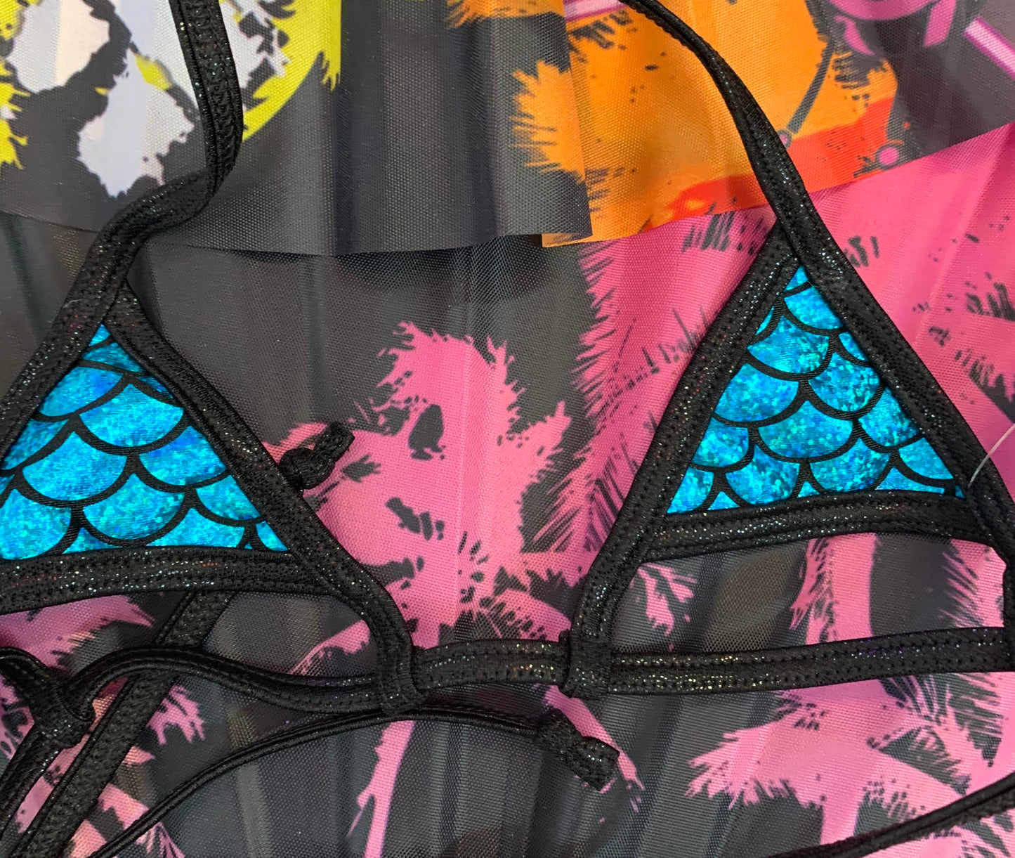 Exclusive Triangle Cut out Bikini Top ~assorted colors~ PT101