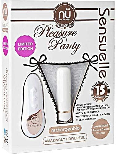 Sensuelle Pleasure Panty Bullet w/Remote Control - 15 Function Pink