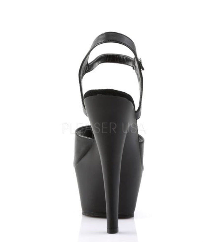 6" Heel 1 3/4Platform Ankle Strap Sandal KISS209 - PlaythingsMiami