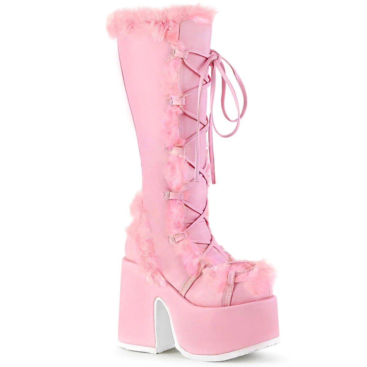 Platform Furry Boots Many Colors