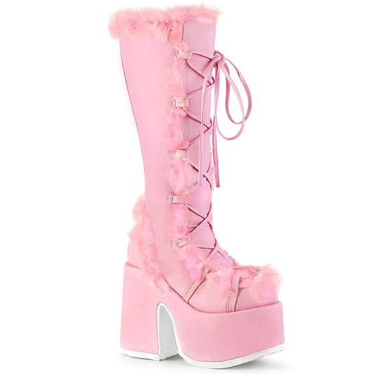 Platform  Furry Boots Many Colors