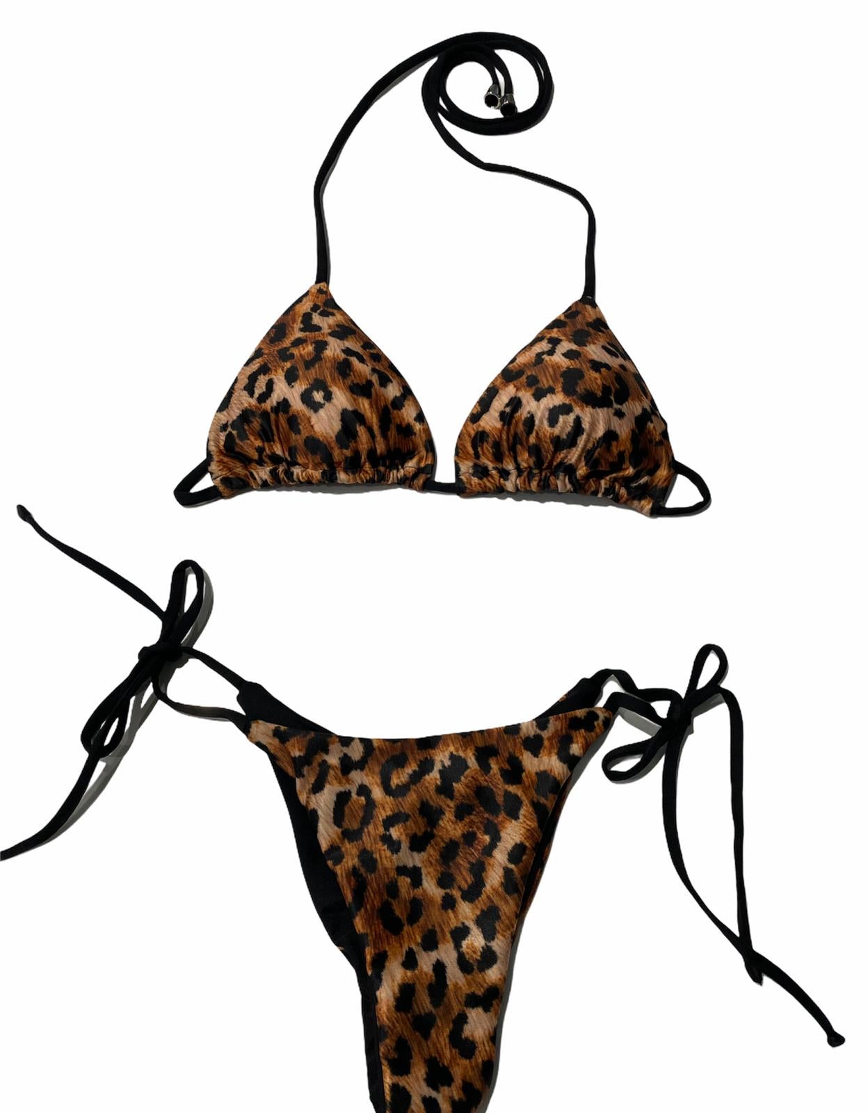 Surfside Wild Side Bikini Separates Animal Print