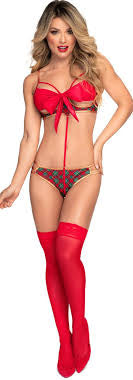 Sexy Christmas lingerie Wrapped for you