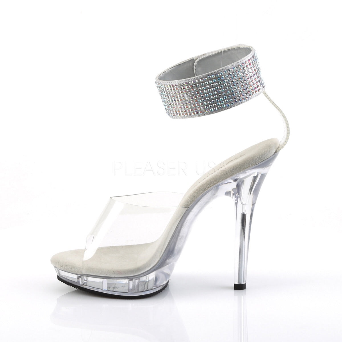 5” Clear Platform Sandals - PlaythingsMiami