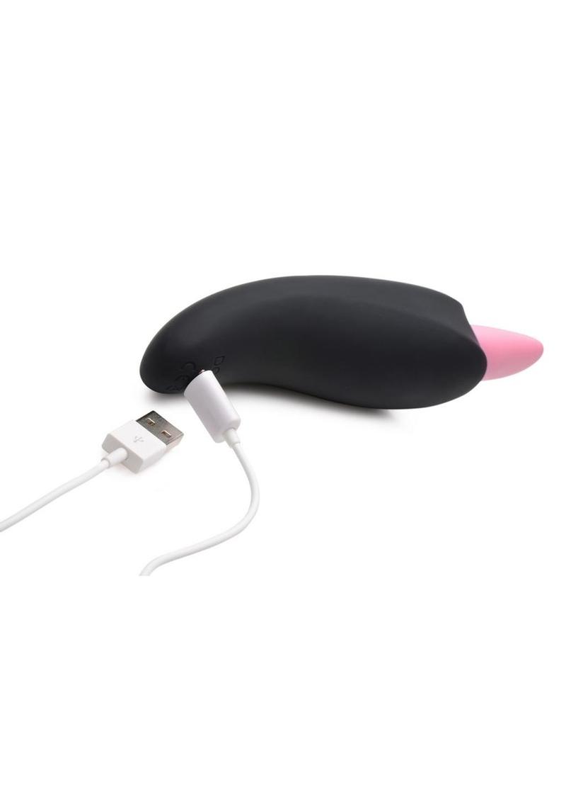 Inmi Luscious Licker 7x Rechargeable Silicone Licking Tongue Clitoral Stimulator