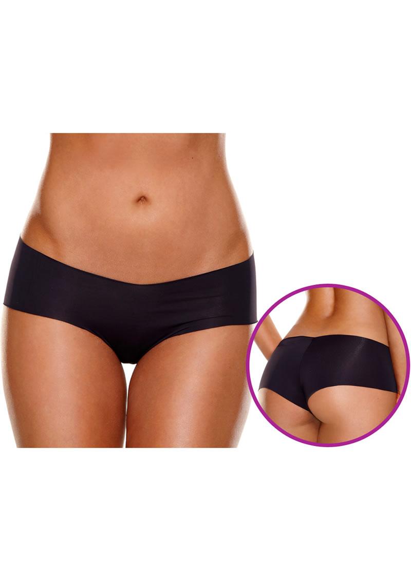Invisible Bootyshort - Black - Large/Medium