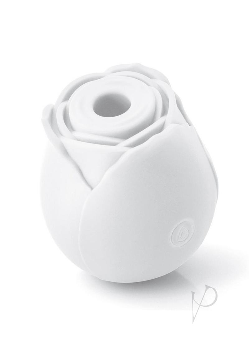 Inya The Rose Silicone Rechargeable Clitoral Stimulator - White