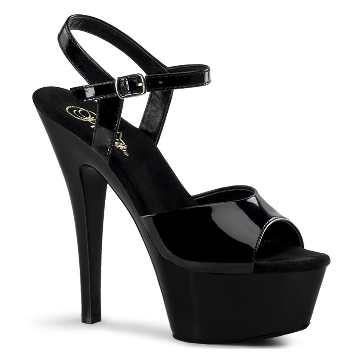 6 inch Stiletto Heel Ankle Strap Platform Sandal