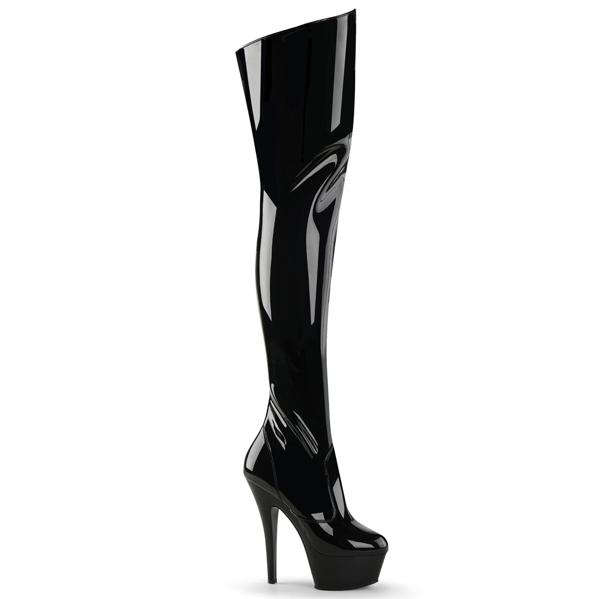 6" Heel Thigh High Boots