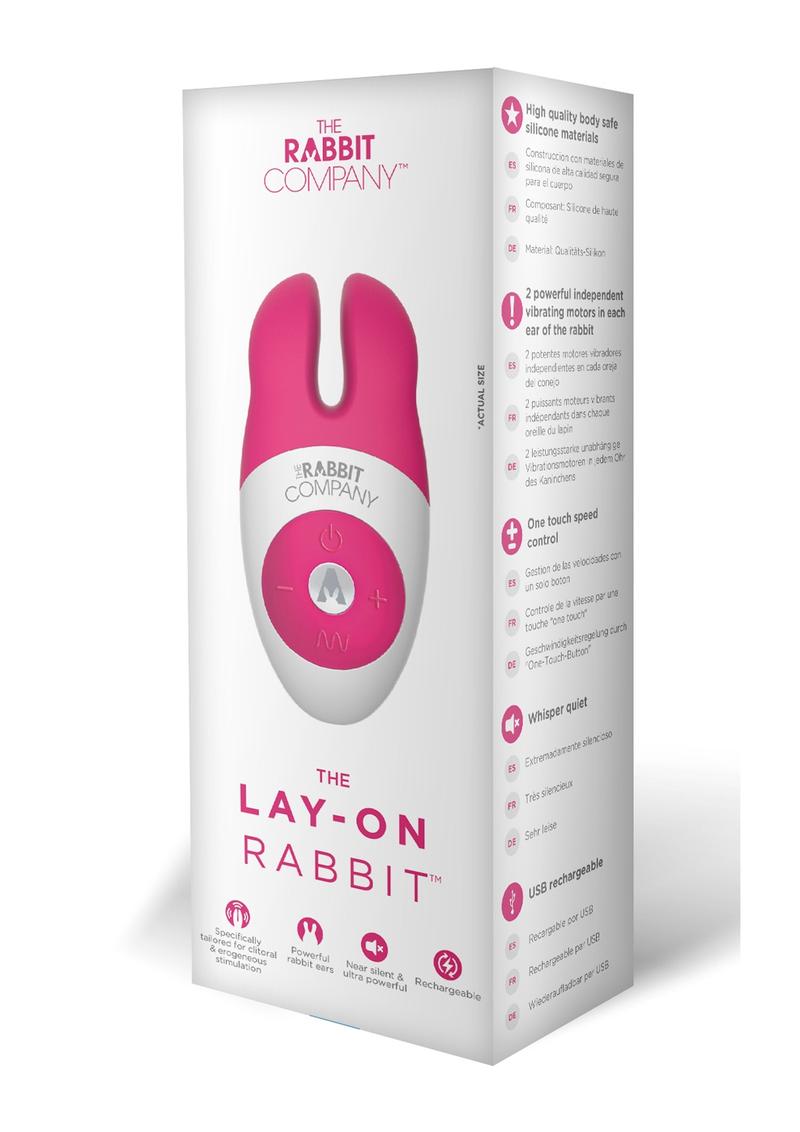 Lay-On Rabbit - Hot Pink/Pink