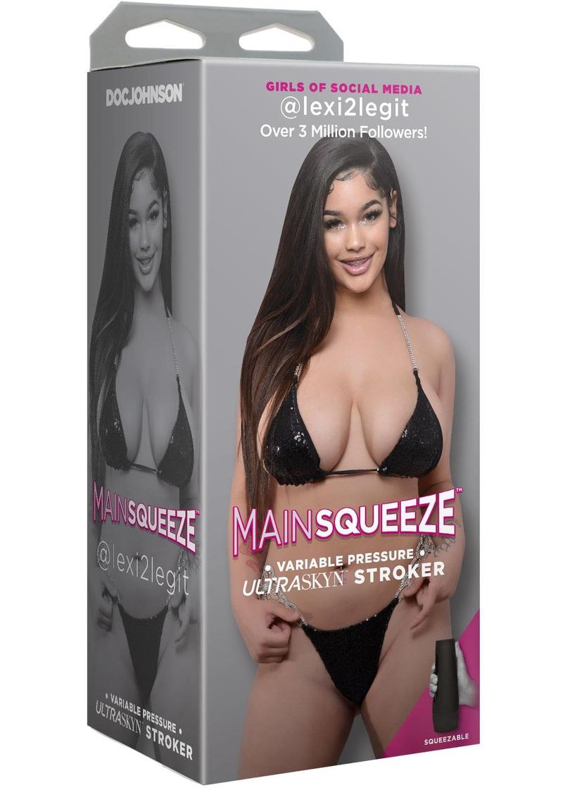 Main Squeeze Girls Of Social Media @Lexi2legit Ultraskyn Masturbator - Pussy - Caramel