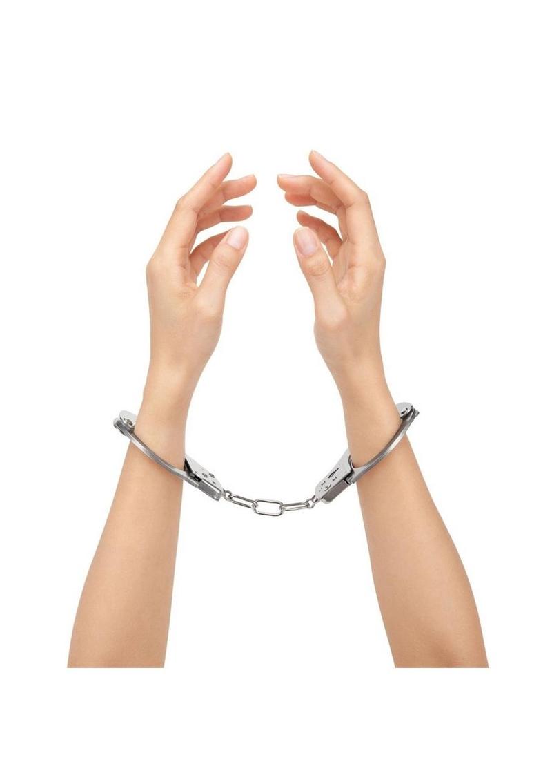 ME YOU US Bondage Metal Handcuffs - Stainless