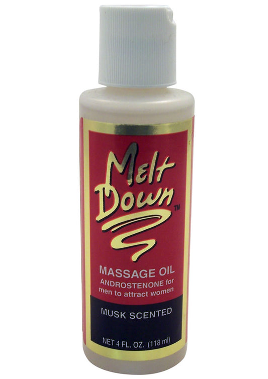 Meltdown Sensuous Massage Oil For Men Musk - 4oz