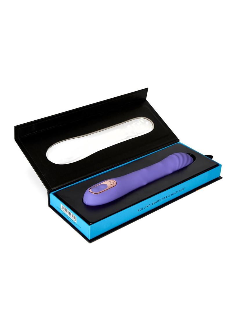 Nu Sensuelle Roxii Rechargeable Silicone Wand with Roller Motion