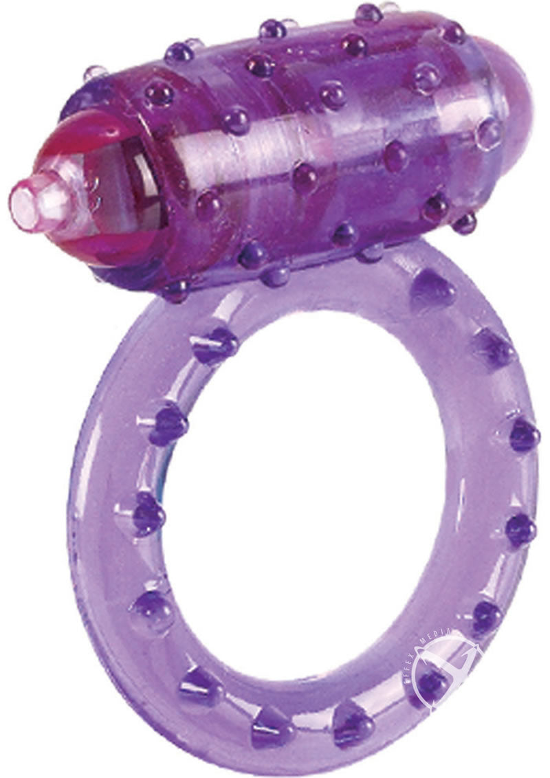 One Touch Nubby Vibrating Cock Ring One Touch Nubby Vibrating Cock Ring