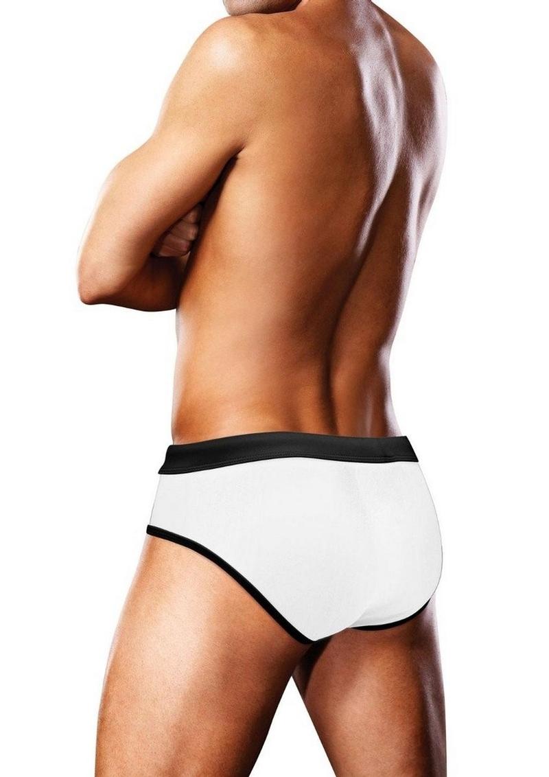 Prowler Oversized Paw Swimming Brief - Multicolor/Rainbow/White - XLarge