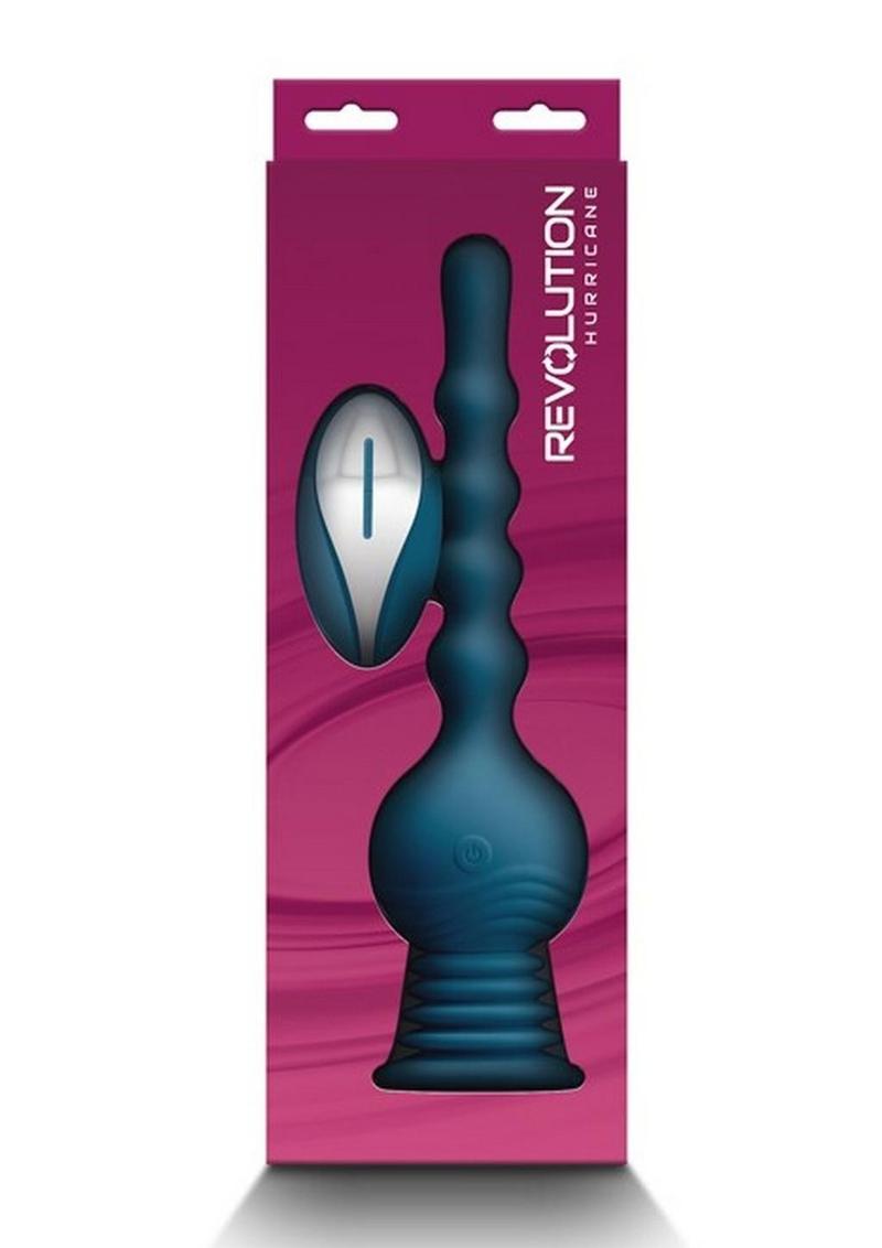 Revolution Hurricane Rechargeable Silicone Vibrator with Remote Control