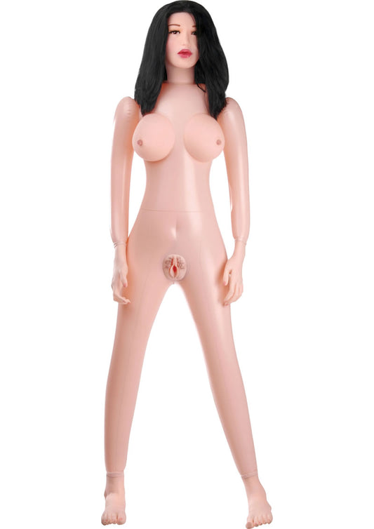 Sexflesh Miko Blow Up Love Doll with Realistic Hands and Feet - Vanilla