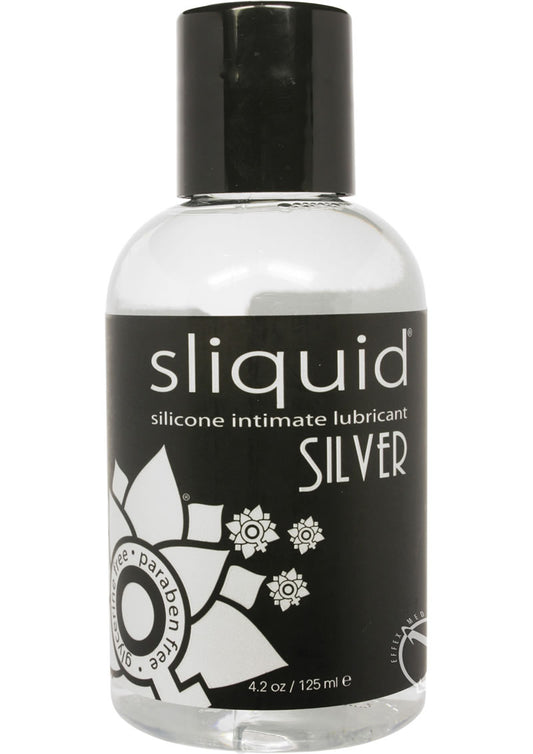 Sliquid Naturals Silver Premium Silicone Lubricant - 4.2oz